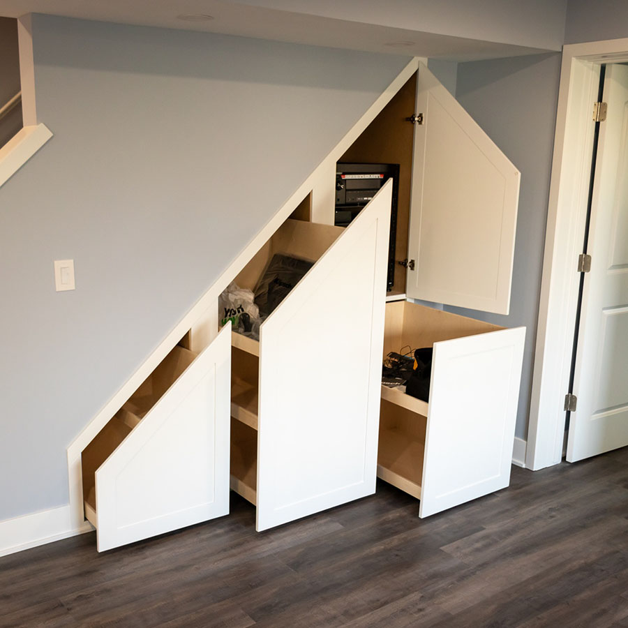 Under Stairs Storage Grand Rapids Michigan Contractors